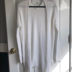 Garage White Cardigan